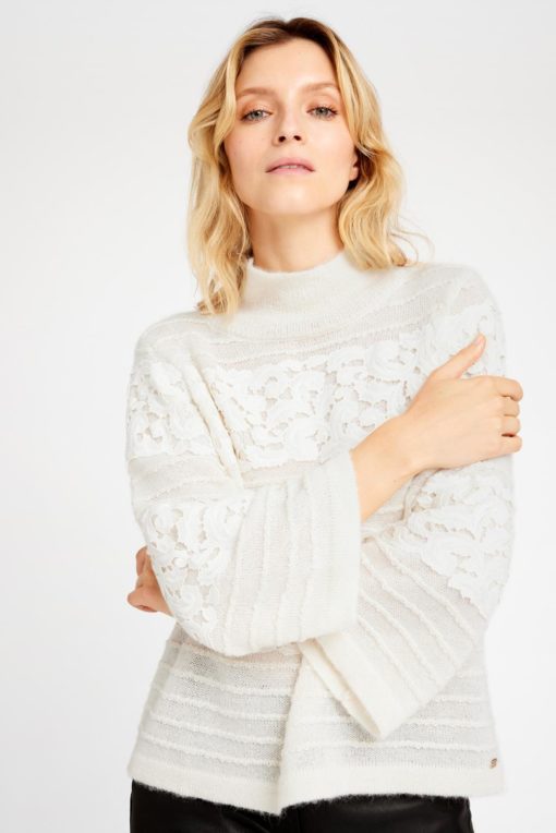 Sherry. lace knit - Off white