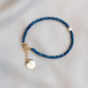 Fanny Crystal Bracelet - Metallic blue
