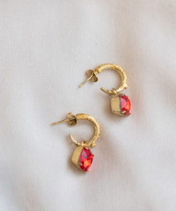 Carla Swarovski Earrings - Light Siam