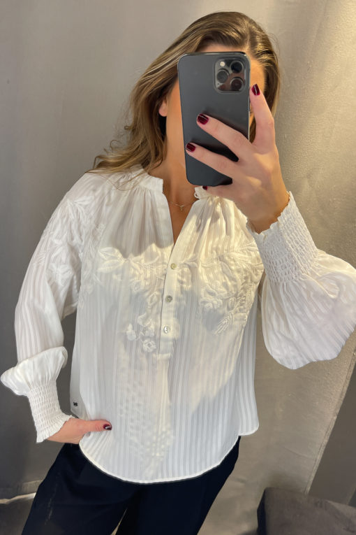 Annsofie, blouse - White