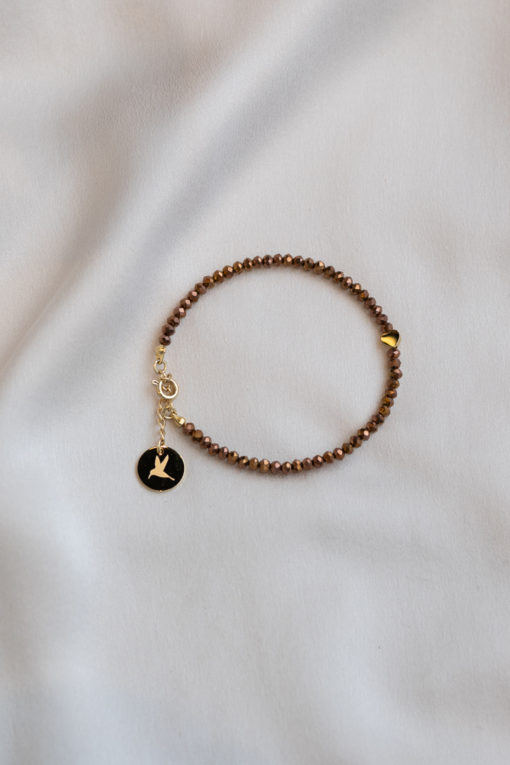 Fanny Crystal Bracelet - Copper