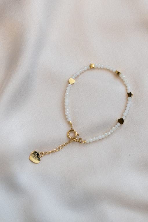 Carrie Crystal Bracelet - Ivory