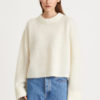 Niclas short sweater - White