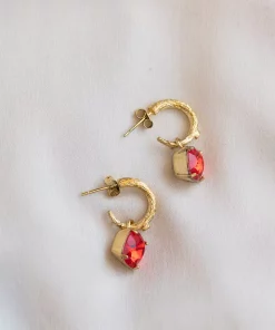 Carla Swarovski Earrings - Light Siam