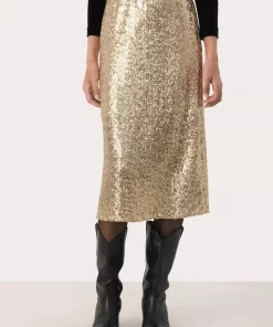 Teffania Skirt - Gold