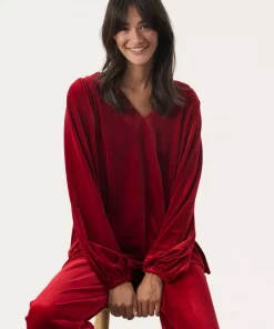 Madis Blouse - Rhytmic red