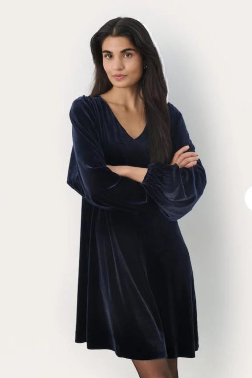 Madi Dress - Dark Navy