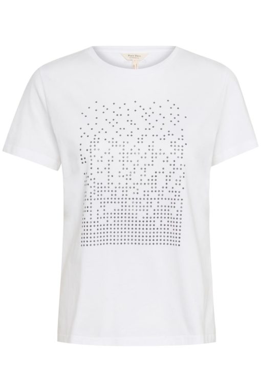 Maggi t-shirt - White shimmer