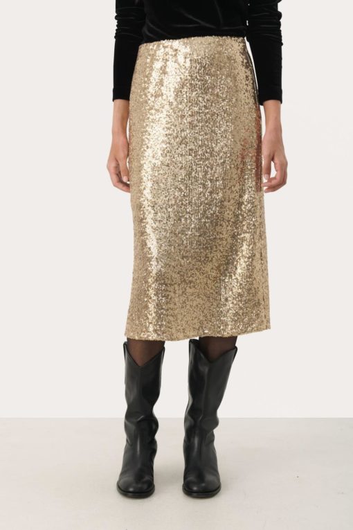 Teffania Skirt - Gold