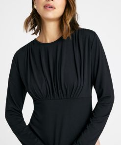 Jina, t-shirt L/S - Black