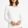 Jill, L/S slim t-shirt - Off white