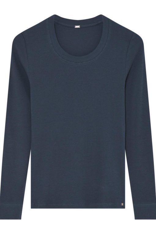 Camille, L/S t-shirt - Blue nights