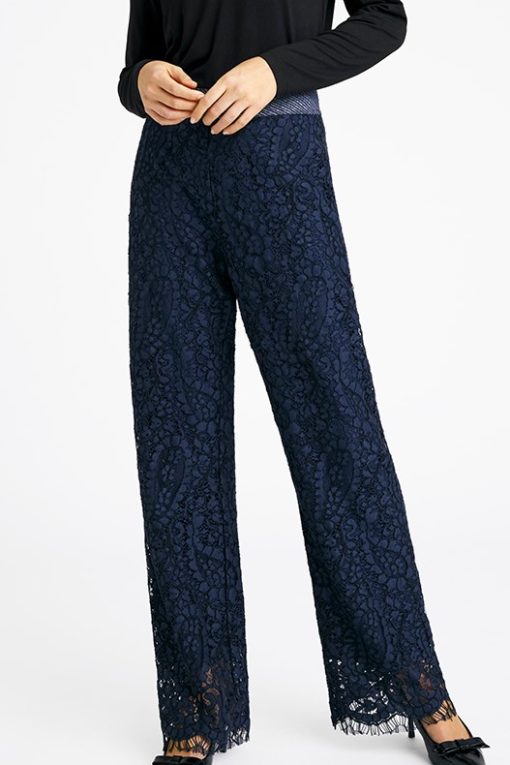 Bay, wide leg pants - Blue nights