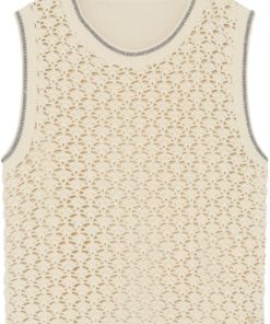 Lulle, crochet top - Antique white