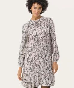 Phillipa dress - French Oak Dot