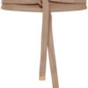 Cam, lamb leather tie belt - Beige