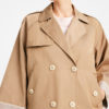Thereza, short trench coat - Beige