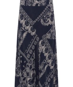 Laurina skirt - Navy graphic pai