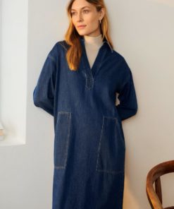 Lolla dress - Medium blue denim