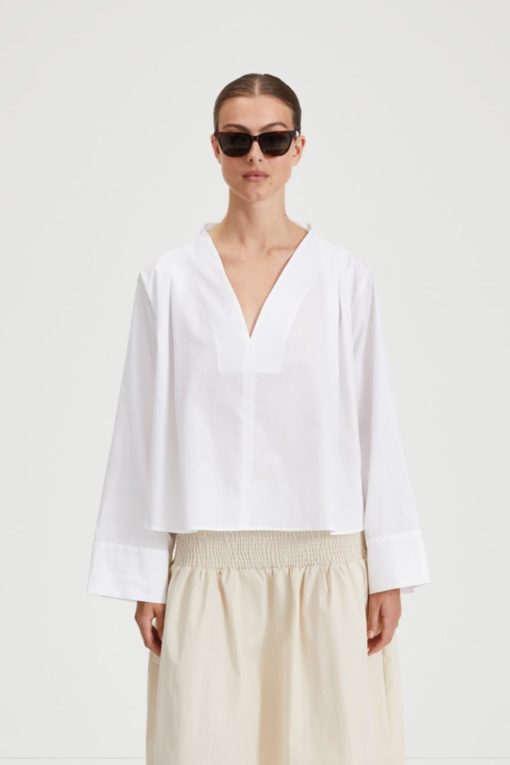 Javeria Blouse - White