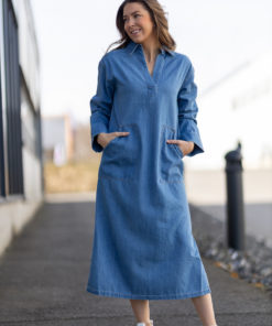 Lolla dress - Medium blue denim