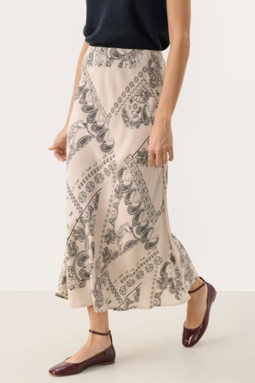 Laurina Skirt - French oak paisley