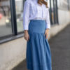 Nellia skirt - Medium blue denim