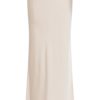 Elly, bias cut long skirt - Sand