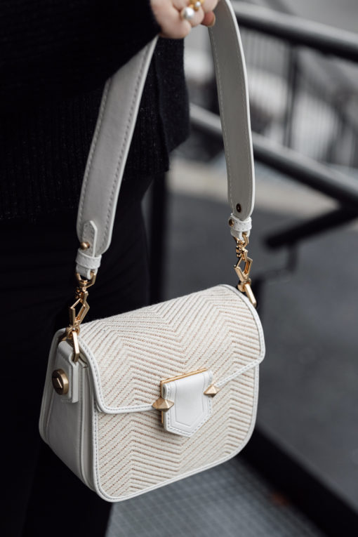 Sevres flapped cross - Blanc
