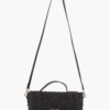 Albero Straw crossbody bag - Black