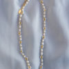 Flower pearl necklace