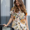 Amber, chiffon blouse - Off white