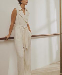 Kourtney, jumpsuit wide leg - Moonlight