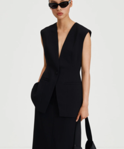 Briella vest - Black