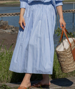 Jorina skirt - Blue/white stripe