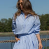 Jansell shirt - Blue/white stripe