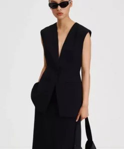 Briella vest - Black