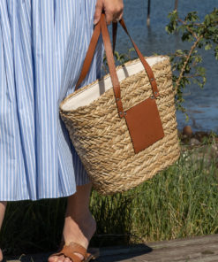 Nohr Riviera seagrass tote - Beige