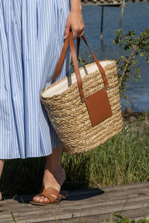 Nohr Riviera seagrass tote - Beige