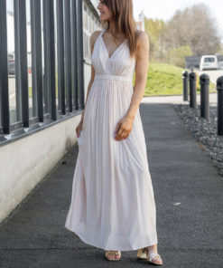 Isabelle, long dress - Sand