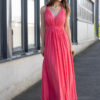 Isabelle, long dress - Desert rose