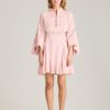 Lita Dress - Pale Mauve Roses
