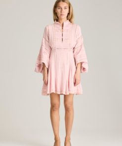 Lita Dress - Pale Mauve Roses