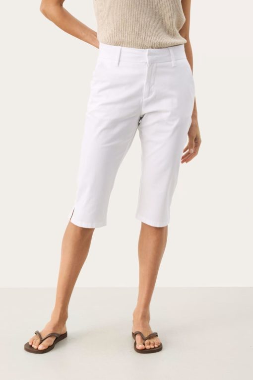 Renata knee pants - Bright White