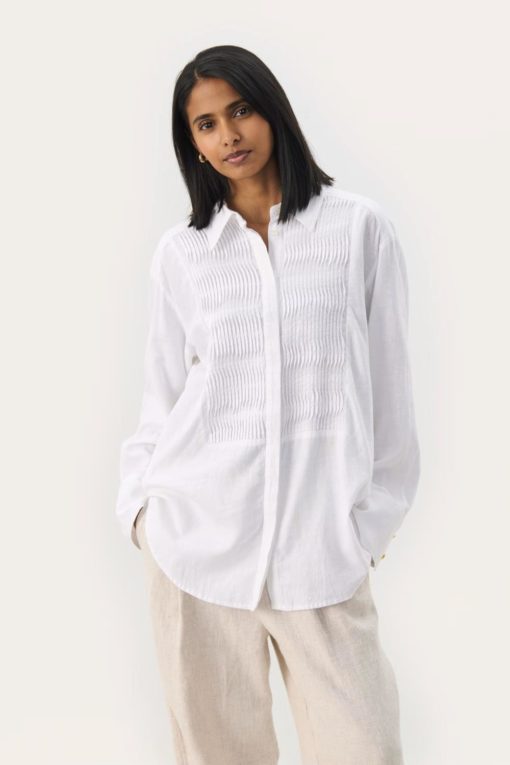 Natacia shirt - Bright White