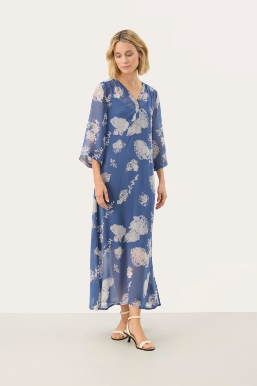 Berit printed dress - Oceanna Stunning