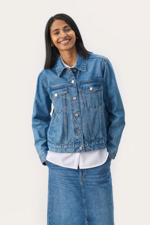 Nichole denim jacket - Medium Blue