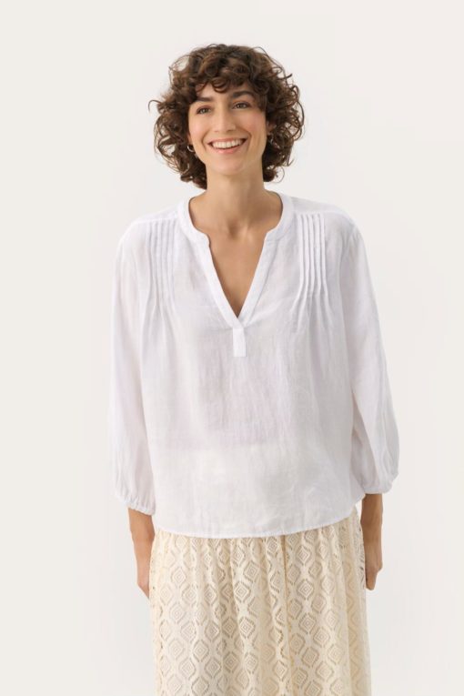 Nyara blouse - Bright White