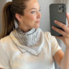 Eloise printed scarf - Sand