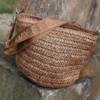 Day LB Straw Crossbody - Chestnut